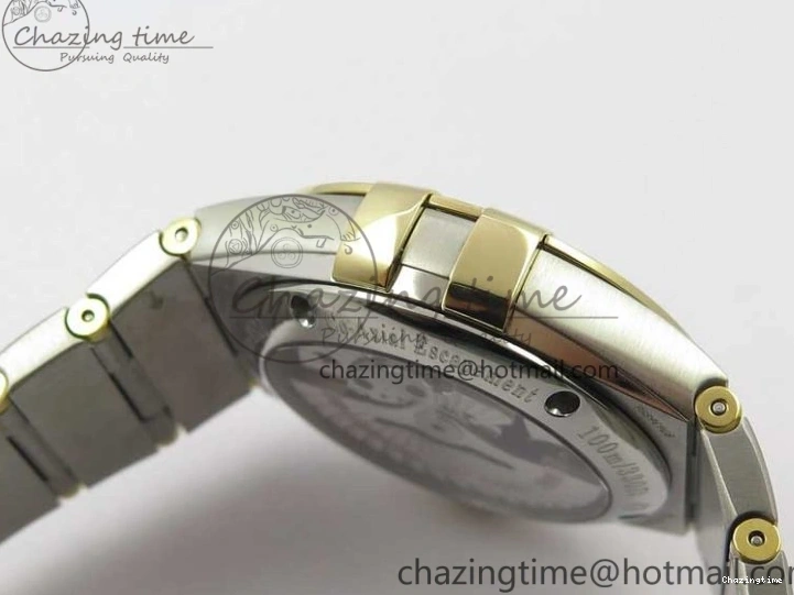 0115 Stylish Constellation 38mm SS RG VSF 1:1 Best Edition WhiteTextured Dial on SS RG Bracelet A8500 Super Clone 7921